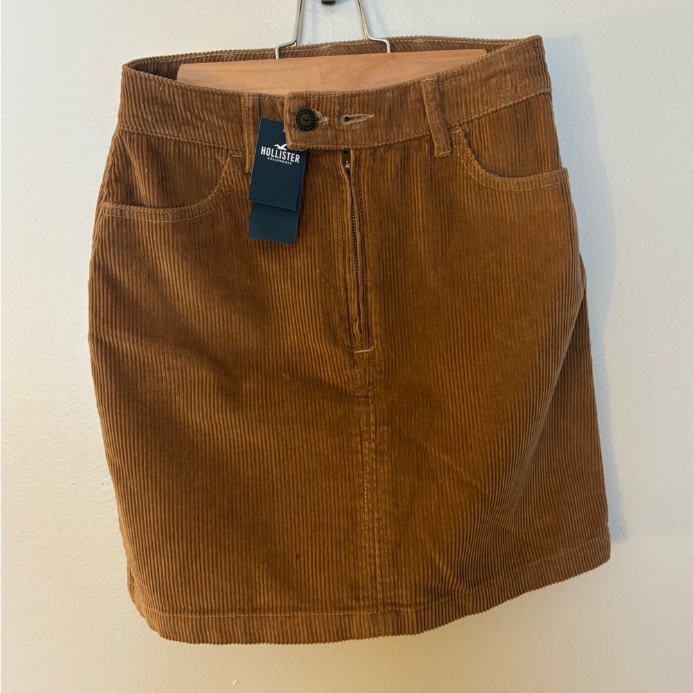 Hollister Brown Corduroy Mini Skirt - Size 1